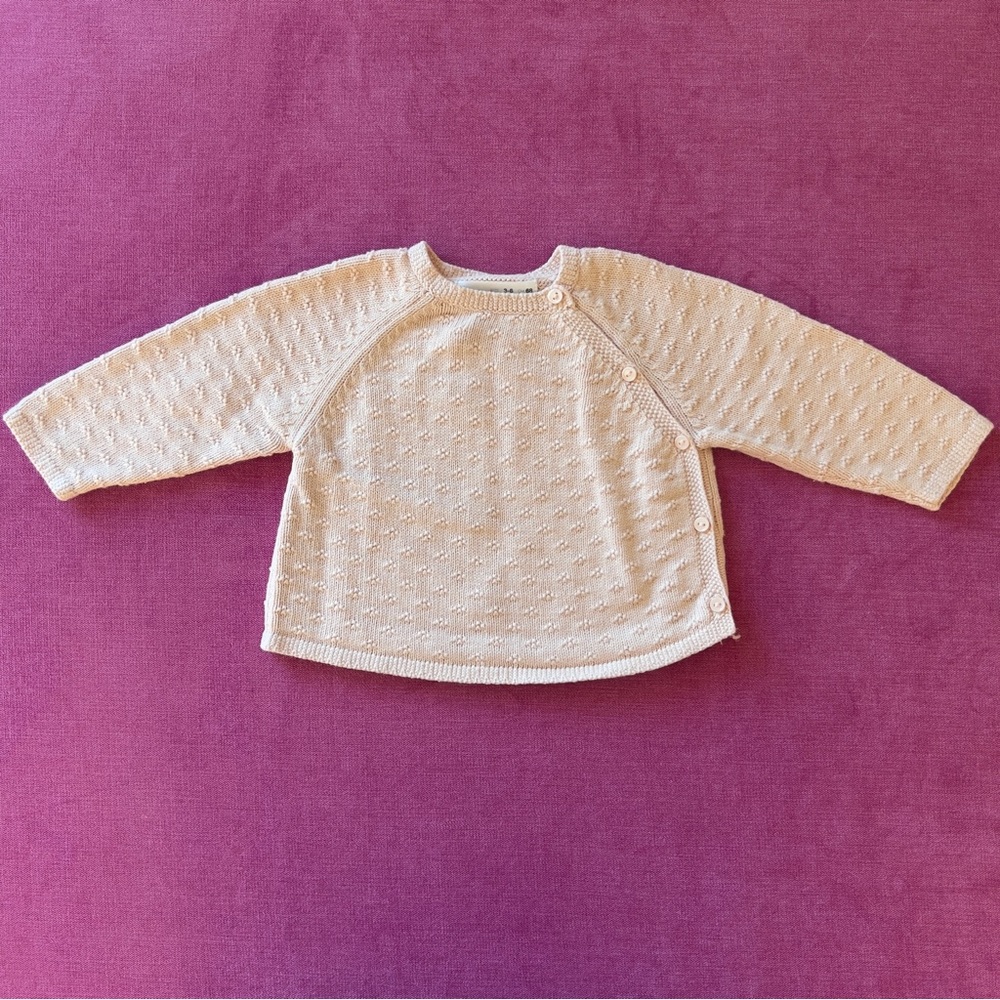 Zara Wrap Cotton Sweater